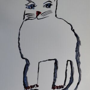 Aldemir Martins - Gato Branco
