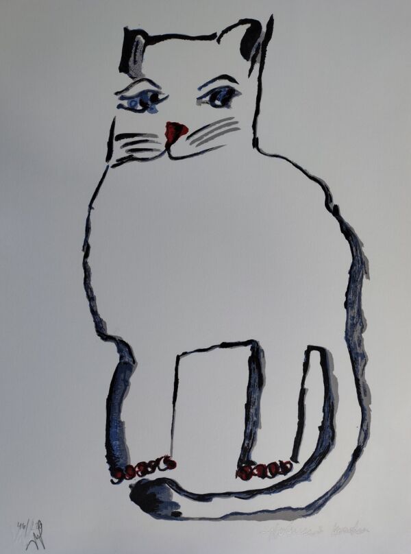 Aldemir Martins - Gato Branco