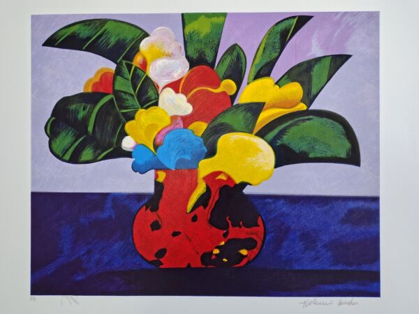 Aldemir Martins - Vaso com flores