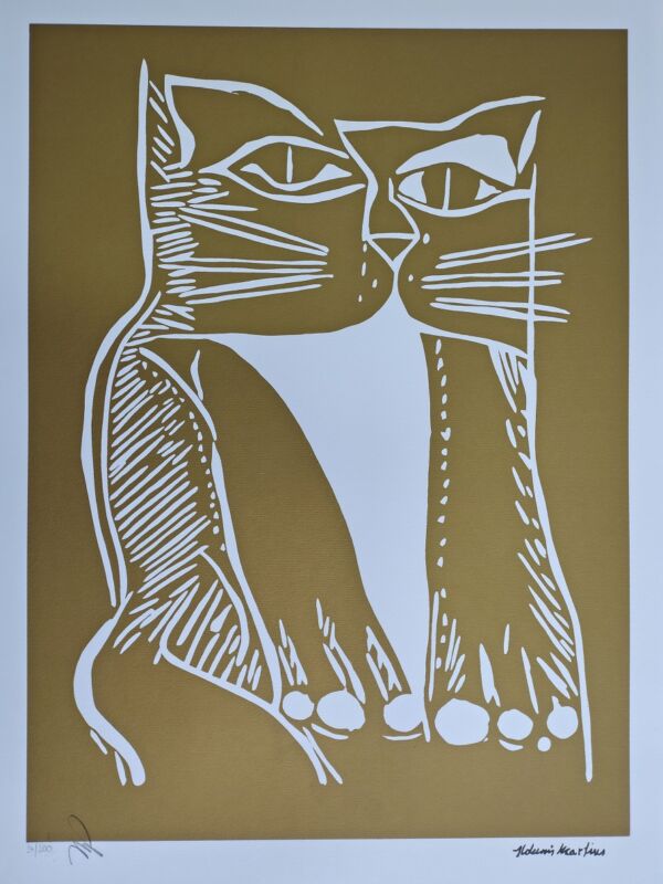 Aldemir Martins - Gato Verde