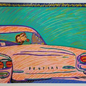 Rubens Gerchman - Beijo Carro Rosa