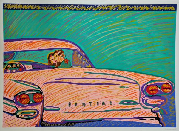 Rubens Gerchman - Beijo Carro Rosa