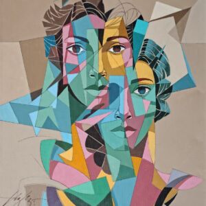 Henri Carrières - Cubismo/Face