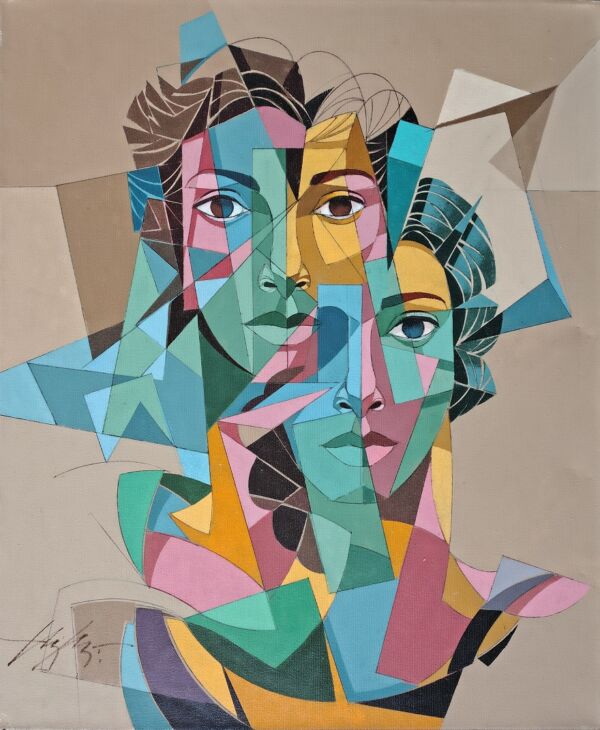 Henri Carrières - Cubismo/Face