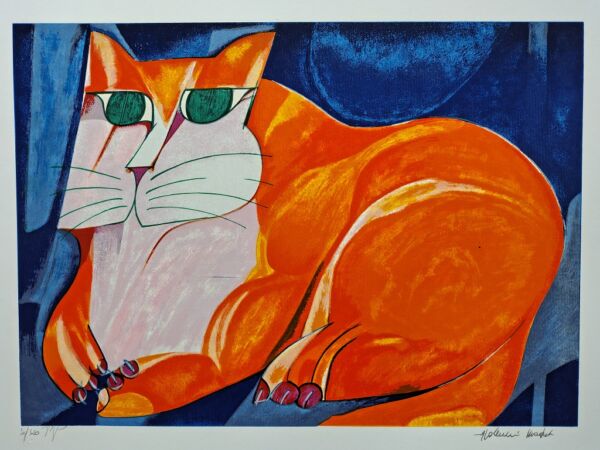 Aldemir Martins - Gato Laranja