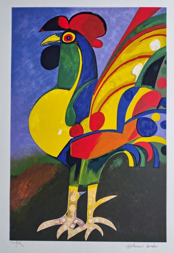 Aldemir Martins - Galo Colorido