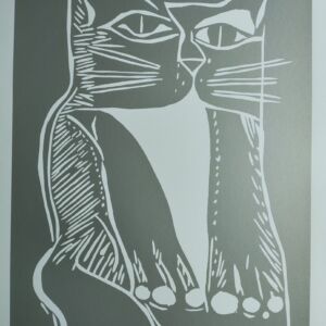 Aldemir Martins - Gato Prateado