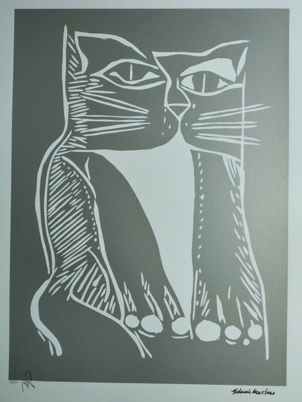 Aldemir Martins - Gato Prateado