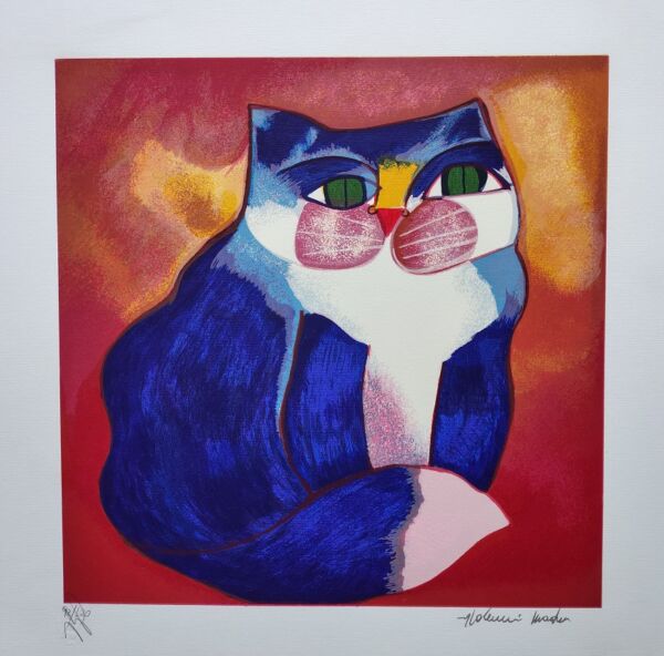 Aldemir Martins - Gato Azul