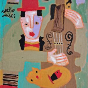 Asfaduroff Nibbes - Músico e gato