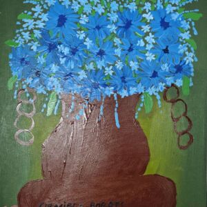 Graciete Borges - Flores azuis